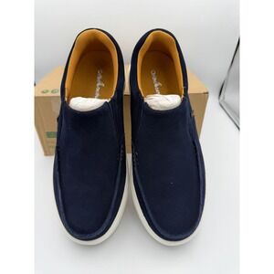 Mens Navy Blue Slip On Casual Shoes with Orthotic Insoles  Size 9 Size 42